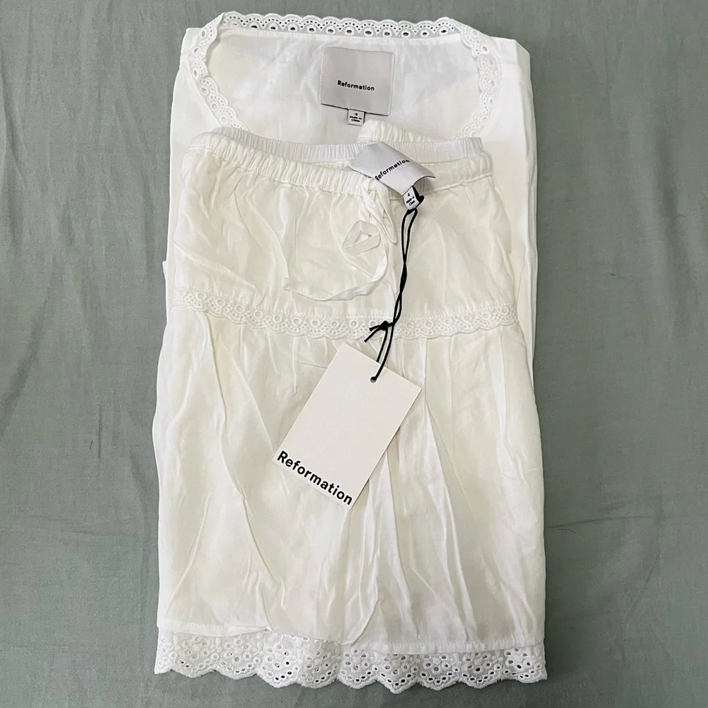 “Sale💖”Reformation Valetta Two Piece -  White - Picture 6 of 6